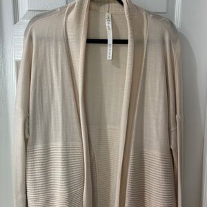 Lululemon Athletica Cream Cardigan